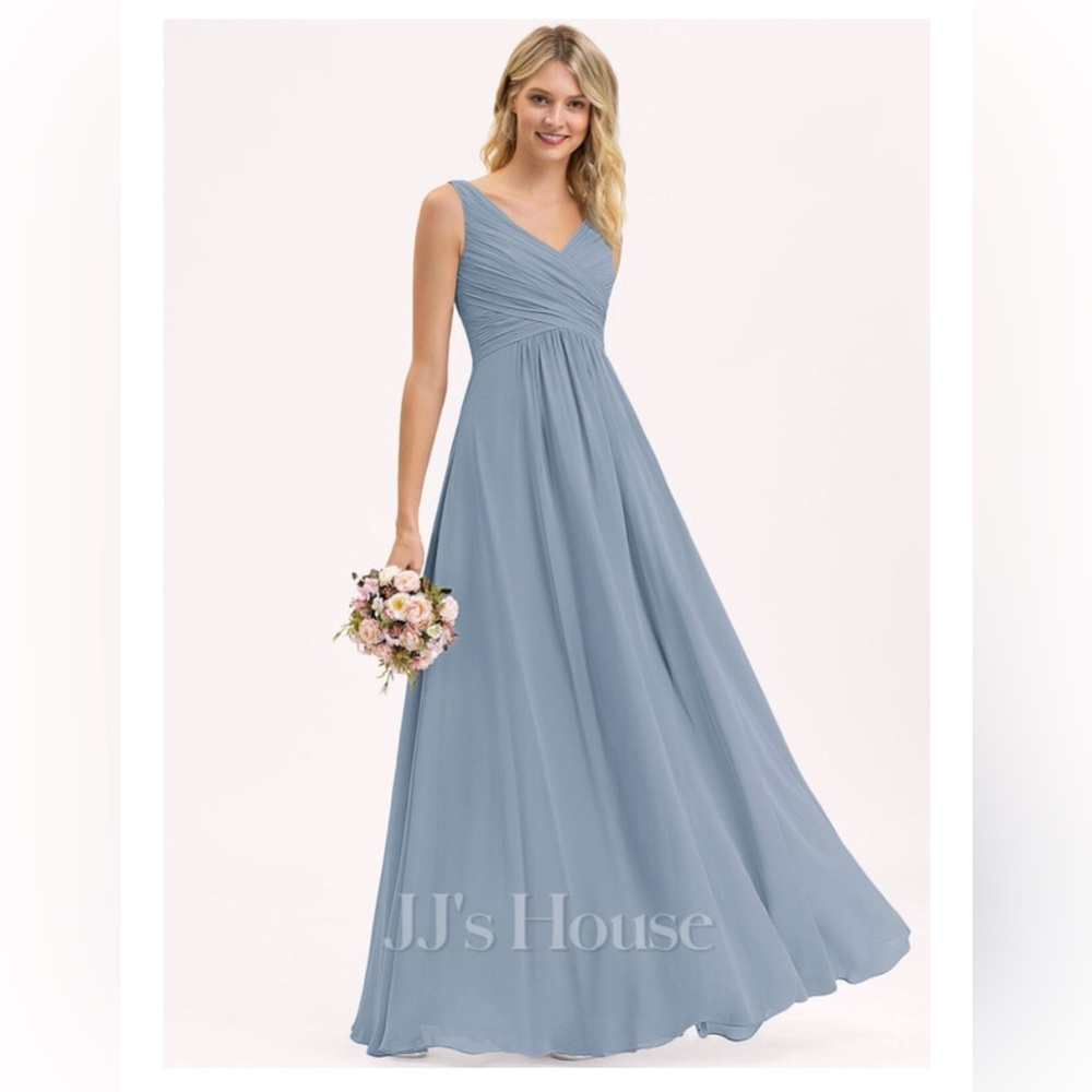 JJs House Light Blue Bridesmaid Dress